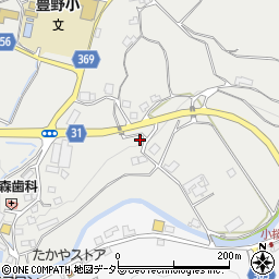 岡山県加賀郡吉備中央町豊野136周辺の地図