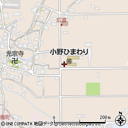 兵庫県小野市広渡町65周辺の地図