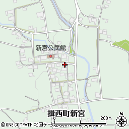 兵庫県たつの市揖西町新宮883周辺の地図