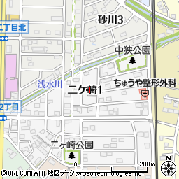 愛知県知多郡武豊町二ケ崎周辺の地図