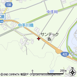 滋賀県甲賀市信楽町江田923周辺の地図