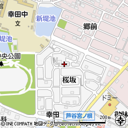 愛知県額田郡幸田町菱池桜坂29周辺の地図