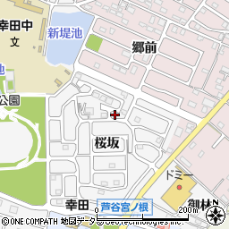 愛知県額田郡幸田町菱池桜坂30周辺の地図