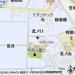 京都府八幡市内里北ノ口28周辺の地図