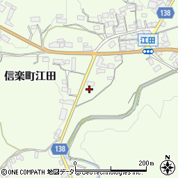 滋賀県甲賀市信楽町江田183-1周辺の地図