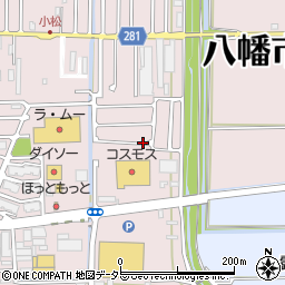 京都府八幡市八幡盛戸32-6周辺の地図