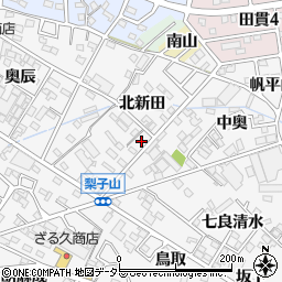 愛知県西尾市平坂町北新田24周辺の地図