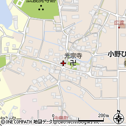 兵庫県小野市広渡町388周辺の地図