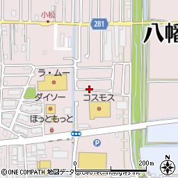 京都府八幡市八幡盛戸32-4周辺の地図