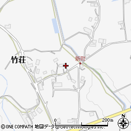 岡山県加賀郡吉備中央町竹荘1053周辺の地図