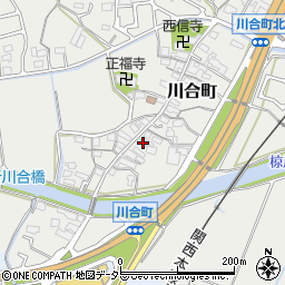 三重県亀山市川合町88周辺の地図