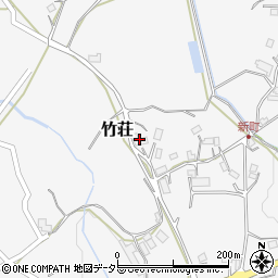 岡山県加賀郡吉備中央町竹荘1076周辺の地図