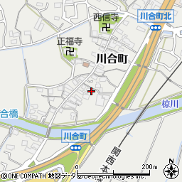 三重県亀山市川合町90周辺の地図