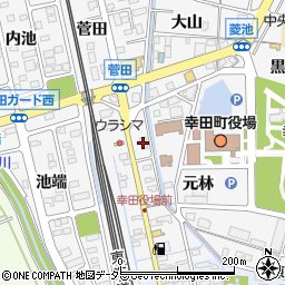ローソン幸田町役場前店周辺の地図