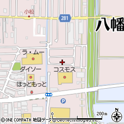 京都府八幡市八幡盛戸32周辺の地図