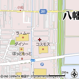 京都府八幡市八幡盛戸32-12周辺の地図