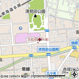 焼津小泉八雲記念館周辺の地図