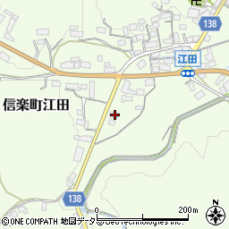滋賀県甲賀市信楽町江田185-1周辺の地図