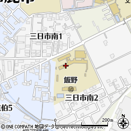 鈴鹿市立　飯野幼稚園周辺の地図