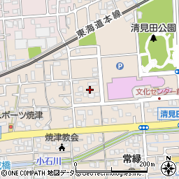 静岡県焼津市三ケ名1509周辺の地図