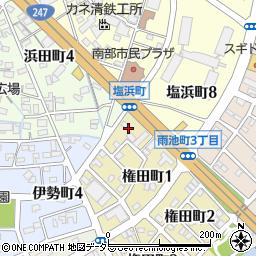 ファミリーマート碧南権田町店周辺の地図