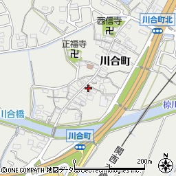 三重県亀山市川合町89周辺の地図