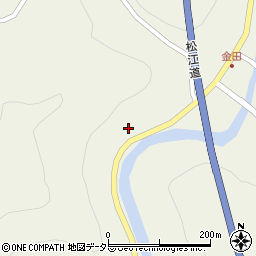 広島県庄原市口和町金田271周辺の地図