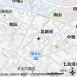 愛知県西尾市平坂町北新田20周辺の地図