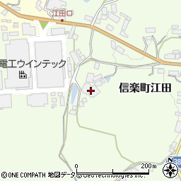 滋賀県甲賀市信楽町江田257周辺の地図