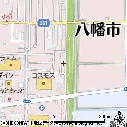 京都府八幡市八幡盛戸38周辺の地図