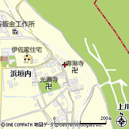京都府八幡市上津屋浜垣内14周辺の地図