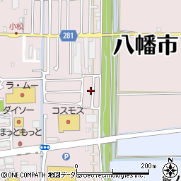 京都府八幡市八幡盛戸36周辺の地図