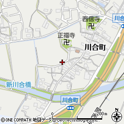 三重県亀山市川合町135周辺の地図