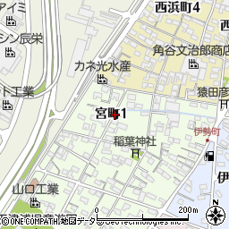 〒447-0835 愛知県碧南市宮町の地図