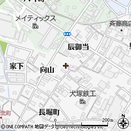 愛知県西尾市平坂町向山40-6周辺の地図