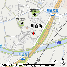 三重県亀山市川合町96周辺の地図