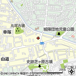 デイリーヤマザキ城陽平川店周辺の地図