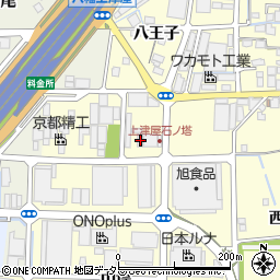 京都府八幡市上津屋石ノ塔80周辺の地図