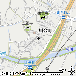 三重県亀山市川合町92周辺の地図