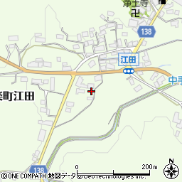 滋賀県甲賀市信楽町江田177周辺の地図