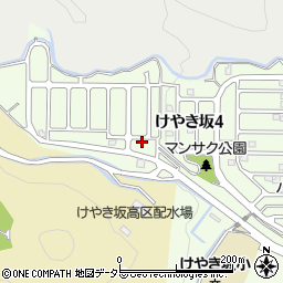 ケヤキ公園周辺の地図