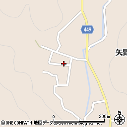 兵庫県相生市矢野町小河540周辺の地図