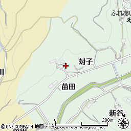 愛知県新城市小畑対子28周辺の地図