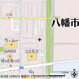 京都府八幡市八幡盛戸35-5周辺の地図