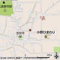 兵庫県小野市広渡町126周辺の地図