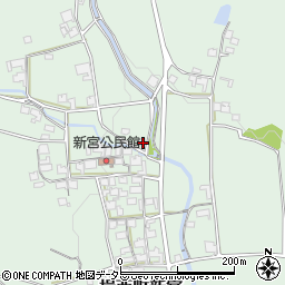 兵庫県たつの市揖西町新宮885周辺の地図