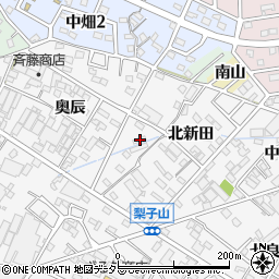 愛知県西尾市平坂町北新田16周辺の地図