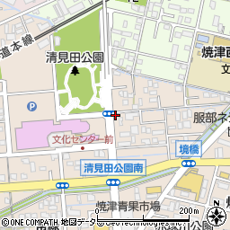 静岡県焼津市三ケ名1716周辺の地図