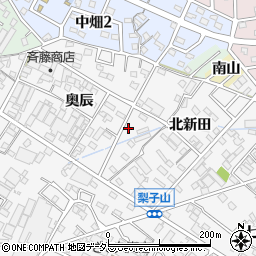 愛知県西尾市平坂町北新田14周辺の地図