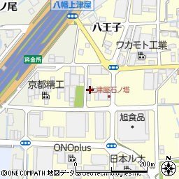 京都府八幡市上津屋石ノ塔81周辺の地図